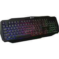 C-TECH herní klávesnice Arcus (GKB-15), casual gaming, CZ/SK, duhové podsvícení, USB