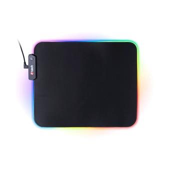 C-TECH Herní podložka pod myš ANTHEA LED (GMP-08), pro gaming, 7 barev podsvícení, USB