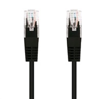 C-TECH kabel patchcord Cat5e, UTP, černá, 1m