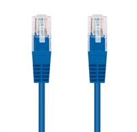 C-TECH kabel patchcord Cat5e, UTP, modrá, 1m