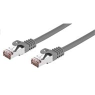 C-TECH Kabel patchcord Cat6, FTP, šedý, 2m