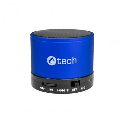 C-TECH reproduktor SPK-04L, bluetooth, handsfree, čtečka micro SD karet/přehrávač, FM rádio, modrý
