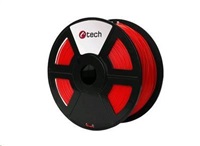 C-TECH tisková struna ( filament ) , ABS, 1,75mm, 1kg, červená