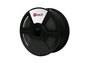 C-TECH tisková struna ( filament ) , PLA, 1,75mm, 1kg, carbon