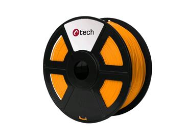 C-TECH tisková struna ( filament ) , PLA, 1,75mm, 1kg, oranžová
