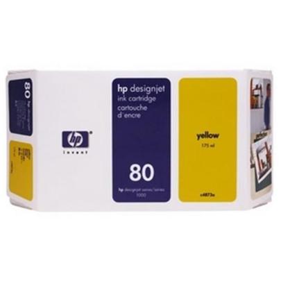C4848A Yellow Ink Cartridge No. 80 pro DSJ 105x, 350 ml