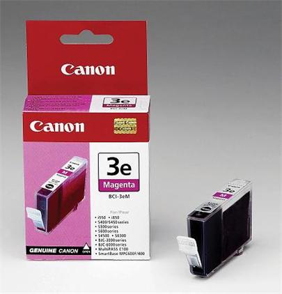 Canon BCI 3eM Magenta náplň pro BJC 3000/6000, BJi 55x/i6500/i850/s400 (BCI-3M)