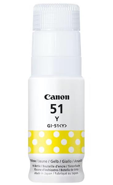 Canon BJ INK GI-51 Y EUR (Yellow Ink Bottle)