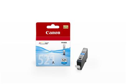 Canon cartridge CLI-521C Cyan BLISTR s ochranou (CLI521C)