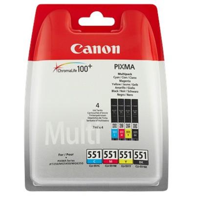 Canon cartridge CLI-551 C/M/Y/BK Multi Pack w/o Sec (CLI551CMYK)