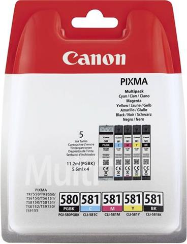 Canon cartridge INK PGI-580/CLI-581 BK/CMYK MULTI BL SEC