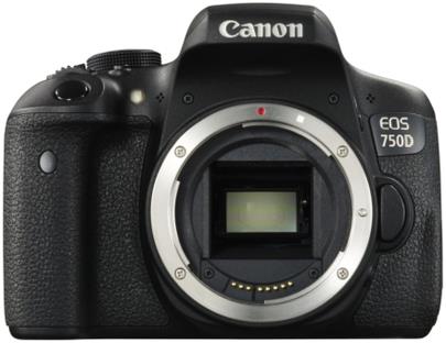 Canon EOS 750D zrcadlovka - tělo