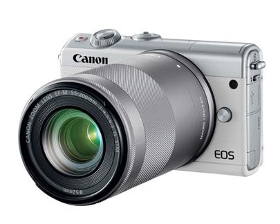 Canon EOS M100 White + EF-M 15-45mm f/3.5-6.3 IS STM + EF-M 55-200mm f/4.5-6.3 IS STM + čistíčí hadřík