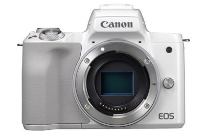 Canon EOS M50 Body WHITE, bezzrcadlovka, 24 MP, 3" LCD, 4K