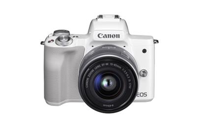 Canon EOS M50 White + EF-M 15-45