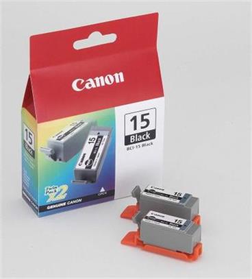Canon inkoustová náplň černá BCI15Bk pro iP90 / i70 / i80 2v1 (8190A002)