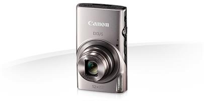 Canon IXUS 285 HS SILVER - 20MP,12x zoom,25-300mm,3,0",GPS,Wi-Fi