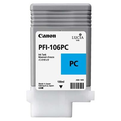 Canon originální ink PFI-106PC, photo cyan, 130ml, iPF-6xxx