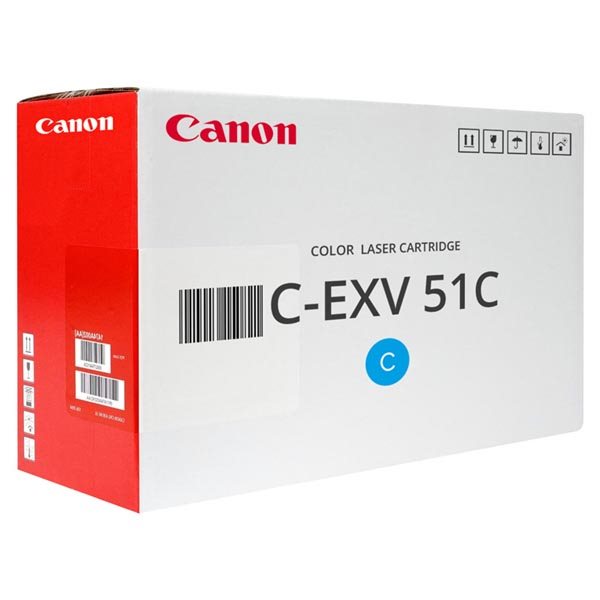 Canon originální toner CEXV51, cyan, 60000str., 0482C002, Canon iR ADV C5535, C5540, C5550, C5560
