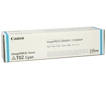 Canon originální TONER T02 CYAN iPRC10000/8000VP 43 000 stran A4 (5%)