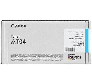 Canon originální TONER T04 CYAN iR-ADV C475/C477 27 500 stran A4 (5%)