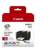 CANON PG-1500XL (BK, C, M, Y) originální náplň barevná multipack