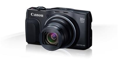Canon PowerShot SX710HS, Black - 20MP, 30x zoom, 25-750mm, 3,0"