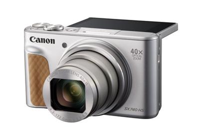 Canon PowerShot SX740HS, Silver - 20MP, 40x zoom, 24-960mm, 4K