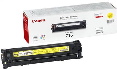 Canon Toner cartridge 716Y pro LBP5050, 5050n, (1500str., 5%)