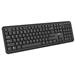 CANYON bezdrátová klávesnice HKB-W20, 105 kláves,tichá a tenká,velvet serie,RU layout, černá