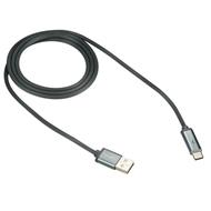 Canyon CNS-USBC6DG, 1m kabel USB-C / micro-USB, LED indikátor, 9V/2A, průměr 3,8mm, PVC, tmavě-šedý