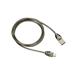 Canyon CNS-USBM5DG, 1m kabel micro-USB / USB 2.0, 5V/2A, průměr 3,5mm, kovově opletený, tmavě-šedý