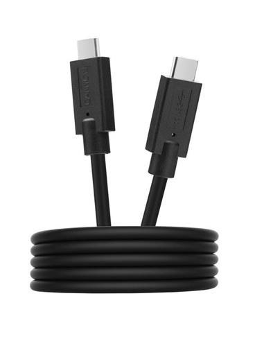 CANYON kabel USB-C to USB-C, PD3.0 100W, video, audio, přenost dat. PD nabíjení, 1m, černá