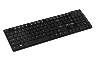 CANYON klávesnice bezdrátová, slim design, 105 kláves, CZ layout