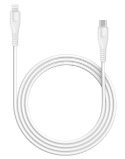 CANYON nabíjecí kabel Lightning MFI-4, Power delivery 18W, Apple certifikát, délka 1.2m, bílá