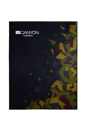CANYON podložka pod herní křeslo, 100 x 130 cm, potiskluzová, se vzorem „military“
