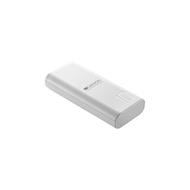 CANYON powerbanka 10000mAh Li-poly, Input 5V/2A, Output 5V/2.1A, Smart IC, USB kabel 0.25m, bílá