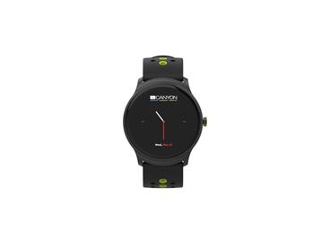CANYON smart hodinky, 1,3" barevný plně dotykový display, IP68, režim multisport, iOS/android, černo-zelená