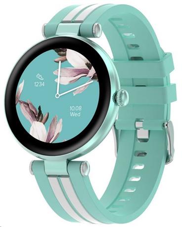 CANYON smart hodinky Semifreddo SW-61 BLUE, 1,19" AMOLED displej, 25 multi-sport, IP68, Android/iOS