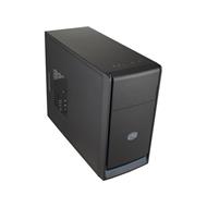 case Cooler Master MasterBox E300L, modrý rámeček, Micro-ATX, 2x USB 3.0, bez zdroje