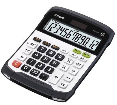 CASIO kalkulačka WD 320 MT, bíločerná, stolní, dvanáctimístná