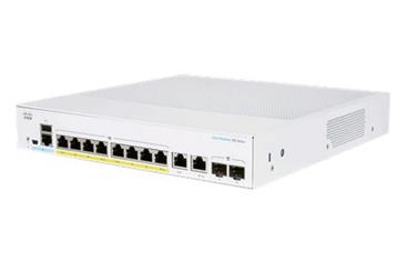 CBS350 MANAGED 8-PORT G/E EXT PS 2X1G COMBO IN