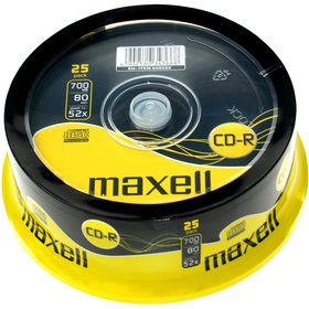 CD R80XL 52X 25CAKE MAXELL