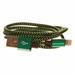 CELLFISH pletený datový kabel z nylonového vlákna, Lightning, 1 m, zelená - bulk