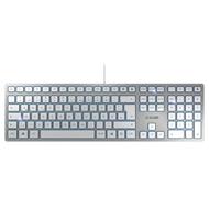 CHERRY klávesnice KC 6000 Slim EU layout stříbrná