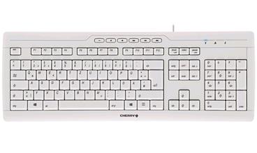 CHERRY klávesnice STREAM 3.0/ drátová/ USB/ bílá/ CZ+SK layout