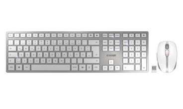 CHERRY set klávesnice a myši DW 9000 slim EU layout bílá
