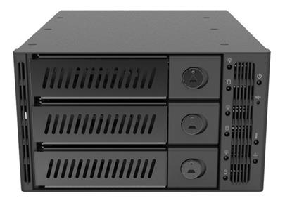 CHIEFTEC CMR-2131SAS, 2x 5,25" for 3x 3,5" HDDs/SSDs
