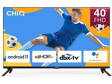 CHiQ L40G7LX TV 40", FHD, smart, Android 11, dbx-tv, Dolby Audio, Frameless
