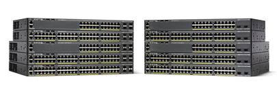 Cisco Catalyst 2960-X 24 GigE PoE 110W, 2xSFP + 2x1GBT, LAN Base